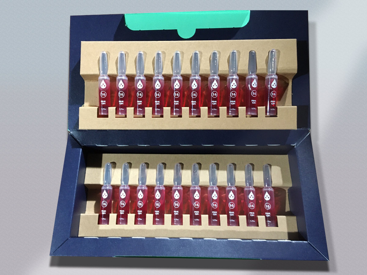 Low Alcohol Pink Gin Ampoules - Image 3