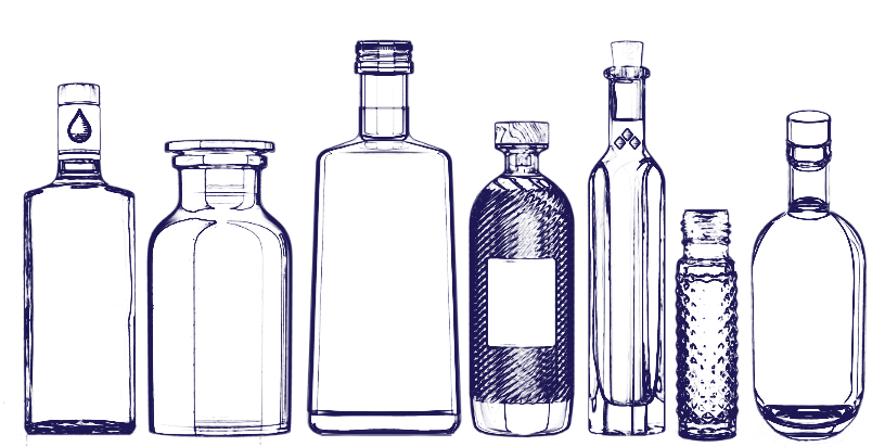 Spirit bottles