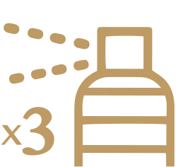 spray 3 pumps