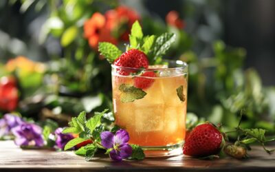Spring vibes with the May Blossom Fizz cocktail
